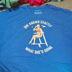 RSVLTS Wendy Peffercorn T-Shirt "She Knows" Quote 2XL NWOT